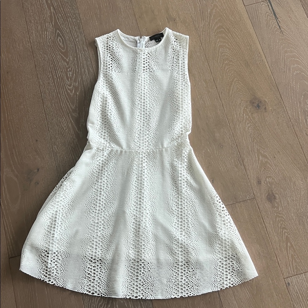 Beautiful eyelit white dress